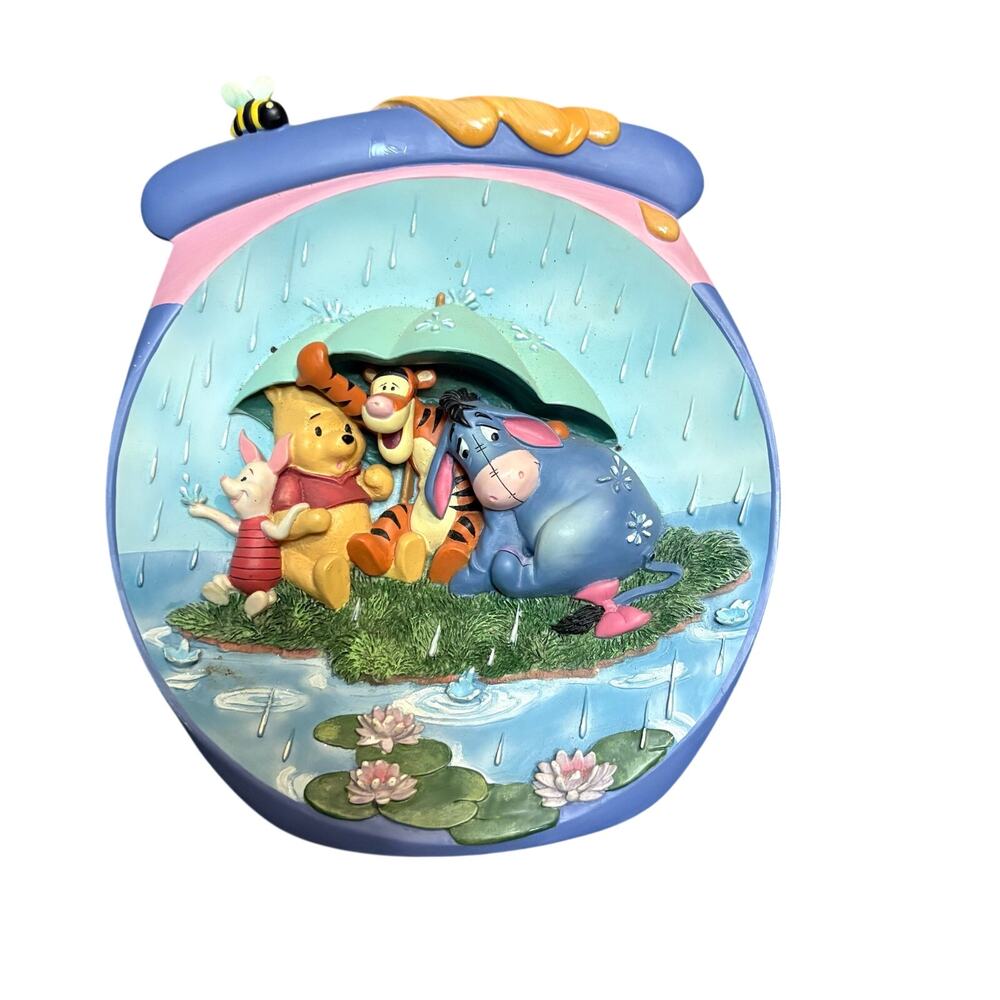 Bradford Exchange First Issue Winnie The Pooh Hunnypot Adventures Plaque Disney